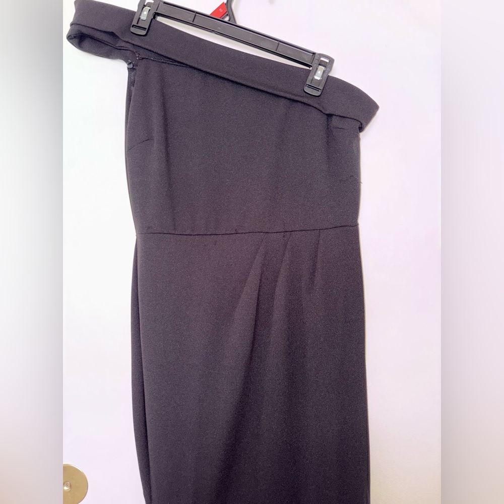 Windsor Black One Shoulder Dress